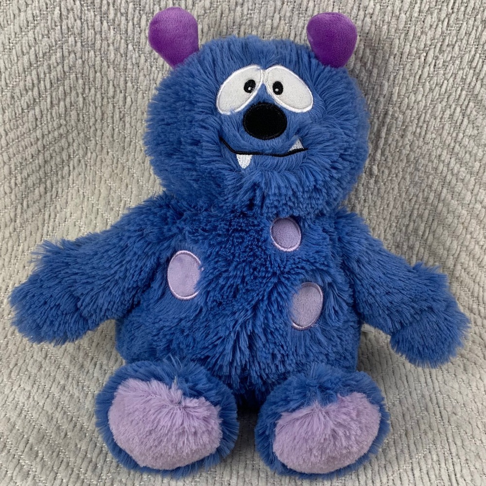 Warmies Plush Blue Monster Microwavable Lavender Scented Weighted Stuffed Animal